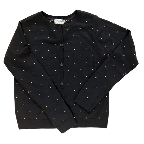 Jacadi Other - Jacadi  Paris Sweater NWT Navy W/ Gold Polka Dots Size 140 CM